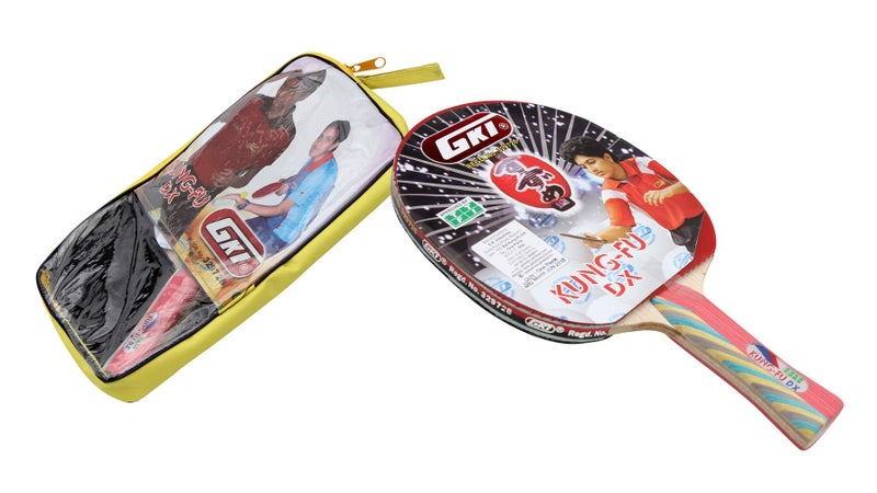 GKI Wood Kung Fu DX Table Tennis Racquet Multicolor, Pack of 1 - Image 4