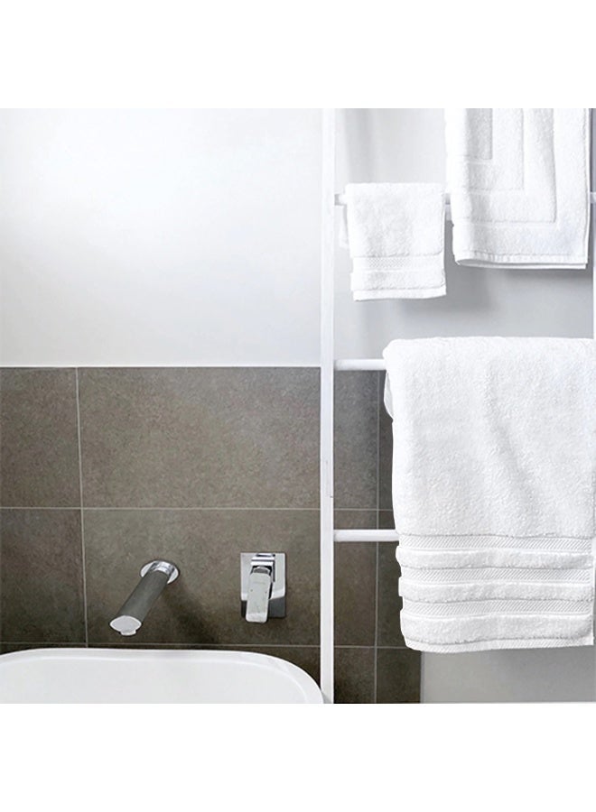 Lavish Touch Ultima 4 Pack Premium Bath Towels White (70 x 140 cm) 100% Cotton 700 GSM, Zero Twist, Highly Absorbent Quick Drying - Image 3