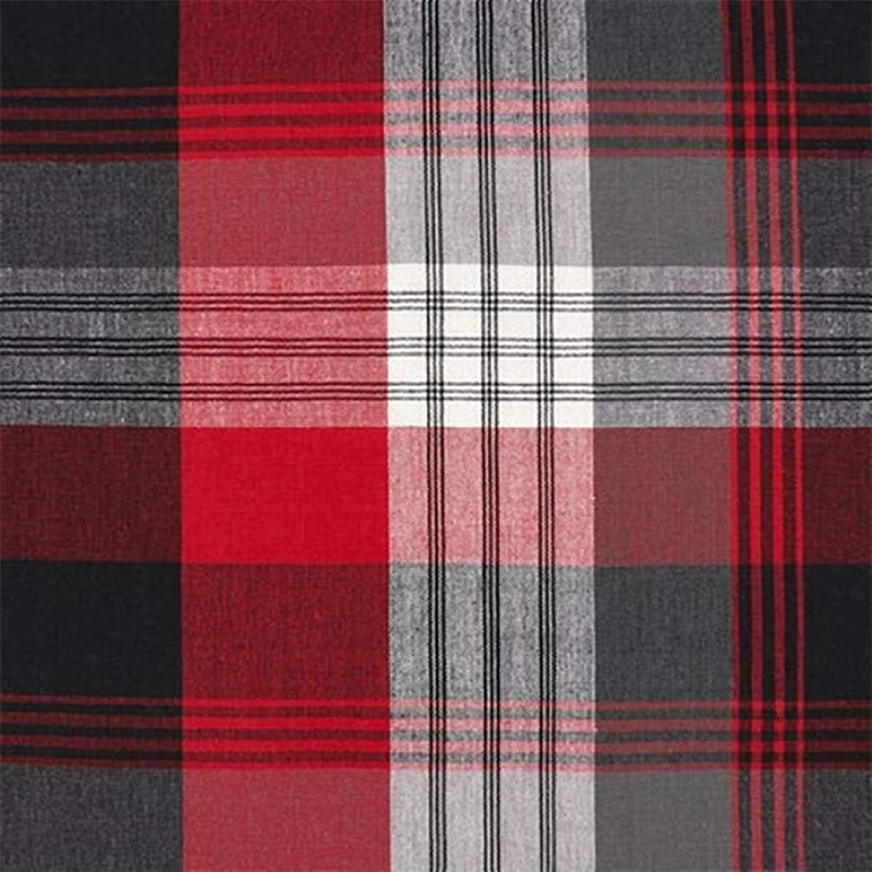 Fennco Styles Classic Plaid Cotton Cloth Napkins 20 W x 20 L Set of 4  Red Rustic Dinner Napkins for Christmas Dcor Home Banquet Family Gathering and Special Occasion - Image 3