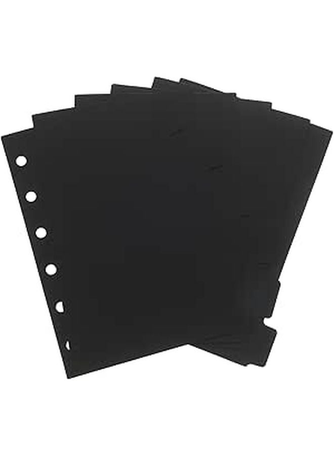 6 Sheet Binder Dividers with Tabs for Ring Notebook Office Organization - Image 1