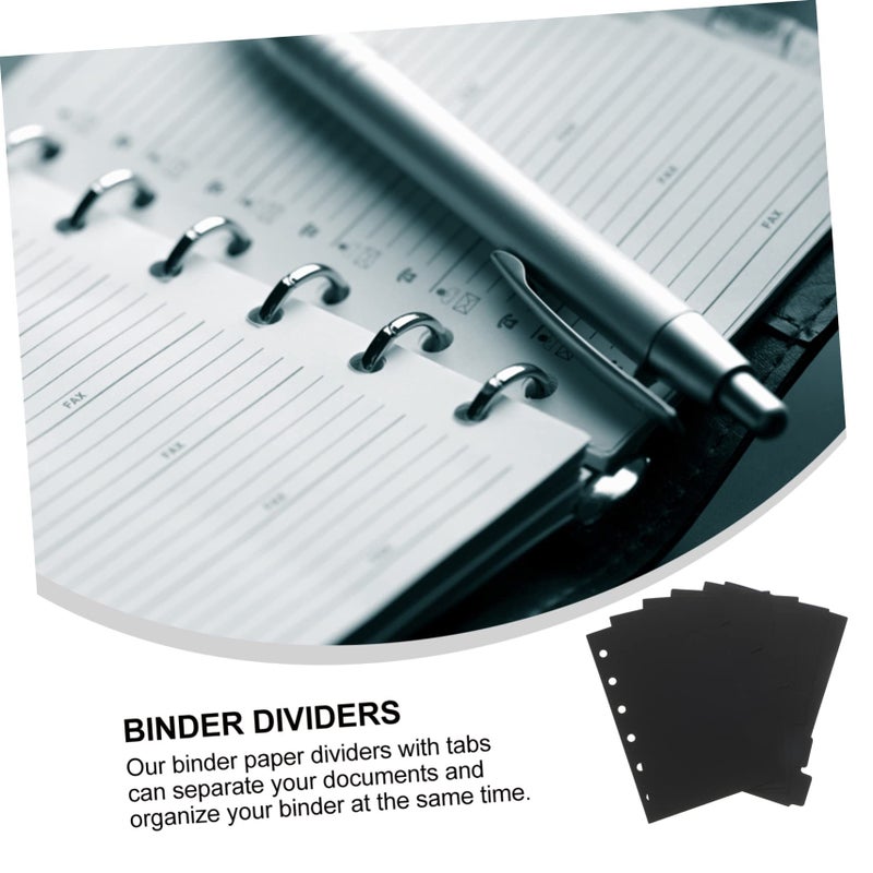6 Sheet Binder Dividers with Tabs for Ring Notebook Office Organization - Image 5
