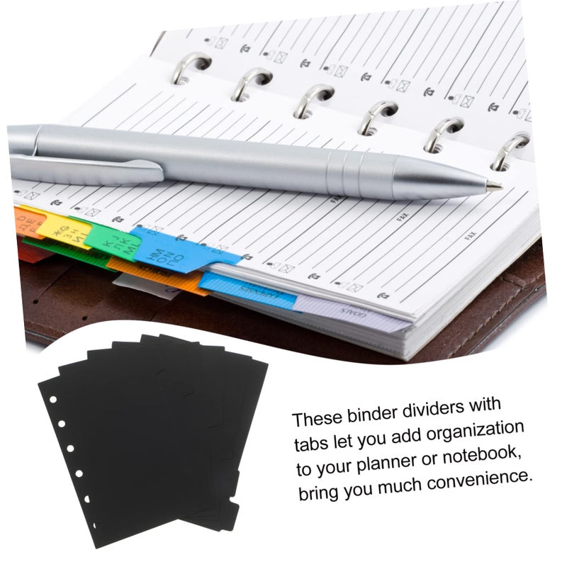 6 Sheet Binder Dividers with Tabs for Ring Notebook Office Organization - Image 4