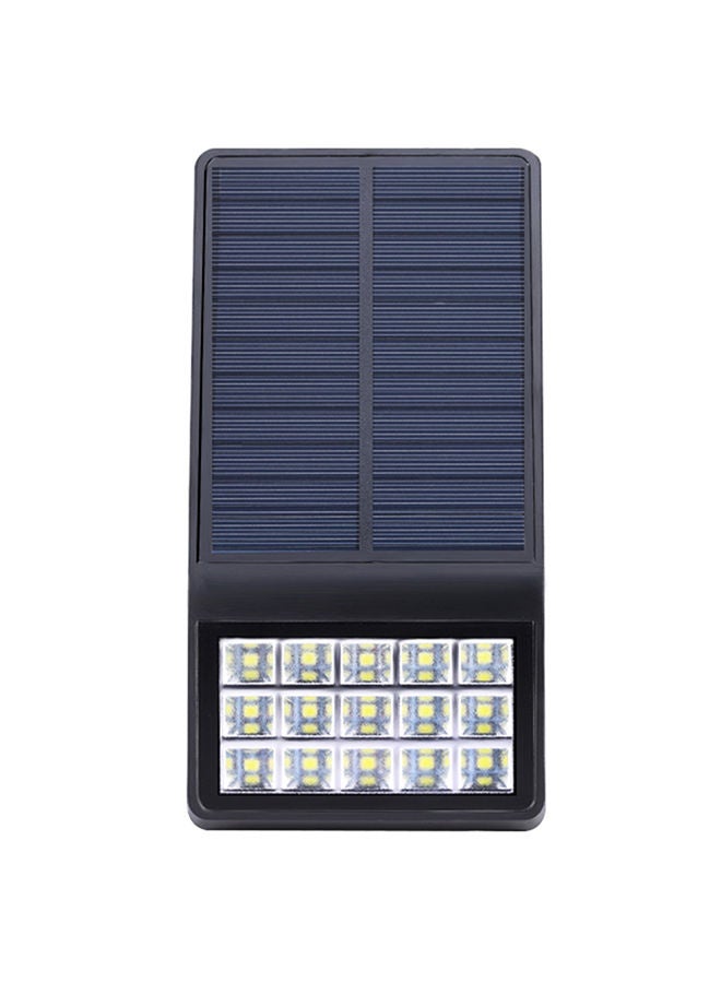 NIBEMINENT 15 Leds Solar Wall Lamp Outdoor Light Blue/Black  - Image 1