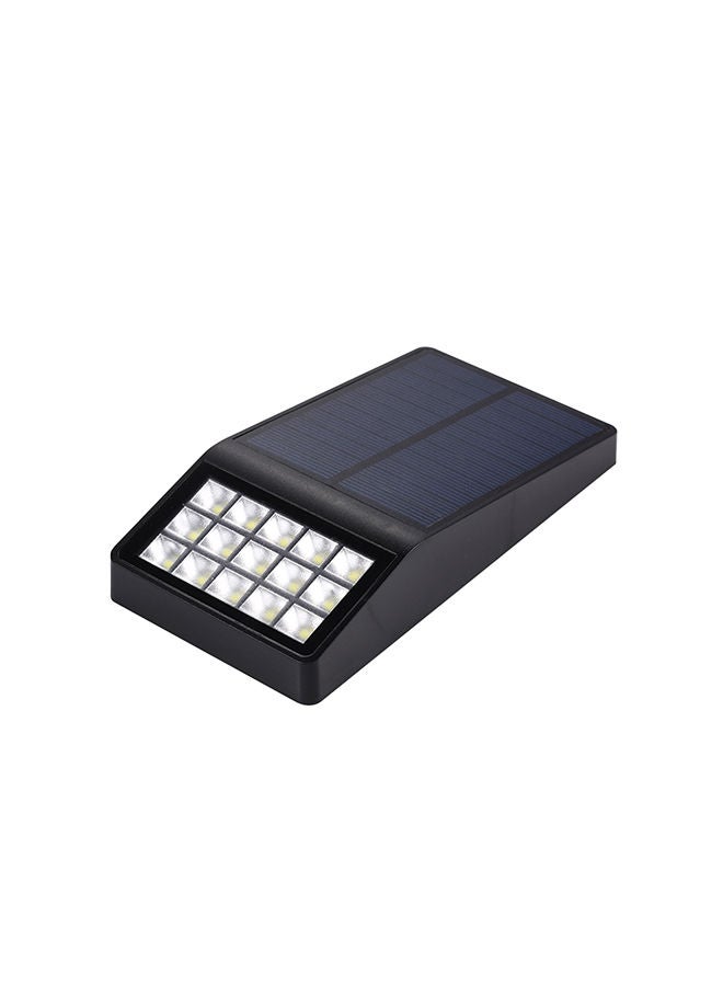 NIBEMINENT 15 Leds Solar Wall Lamp Outdoor Light Blue/Black  - Image 2