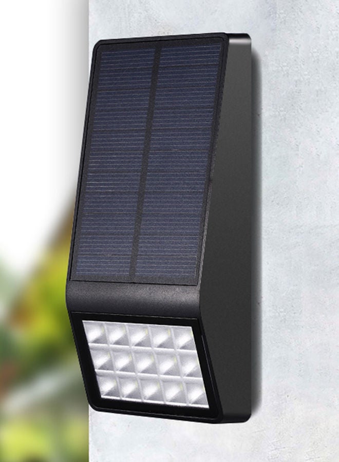 NIBEMINENT 15 Leds Solar Wall Lamp Outdoor Light Blue/Black  - Image 3