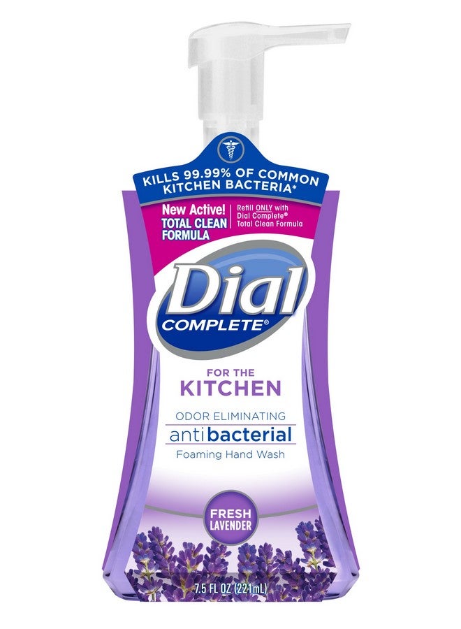 Dial Complete Antibacterial Foaming Kitchen Hand Soap Fresh Lavender 7.5 Fluid Ounces - Image 1