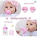 Pedolltree Reborn Baby Dolls Clothes Girl Pink Outfit Accessories 10 Pcs for 1722 inches Reborn Dolls Newborn Baby Girl with Pink Strawberry Backpack - Image 4