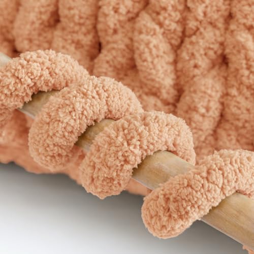 mellobello Jumbo Chunky Yarn for Hand Knitting - Super Thick Chenille Chunky Yarn for Crocheting - Extra Soft Bulky Fluffy Blanket Big Yarn 8 Jumbo Pack (27yds,8 oz Each Skein) - Image 5
