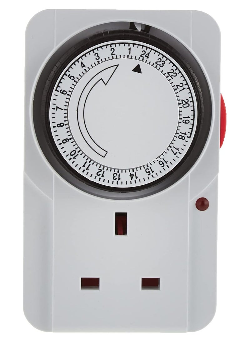 Festive Gallery - Electronic Plug In Timer Switch 24-Hour Programme Plug-In Timer is a versatile and easy-to-use device designed to automate the operation of electrical appliances. - Image 1