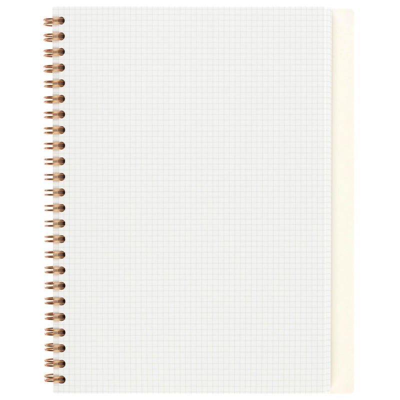 Maruman Septcouleur Notebook, 6.22 x 4.9 Inches, Grid Ruled, 80 Sheets, Red - Image 2