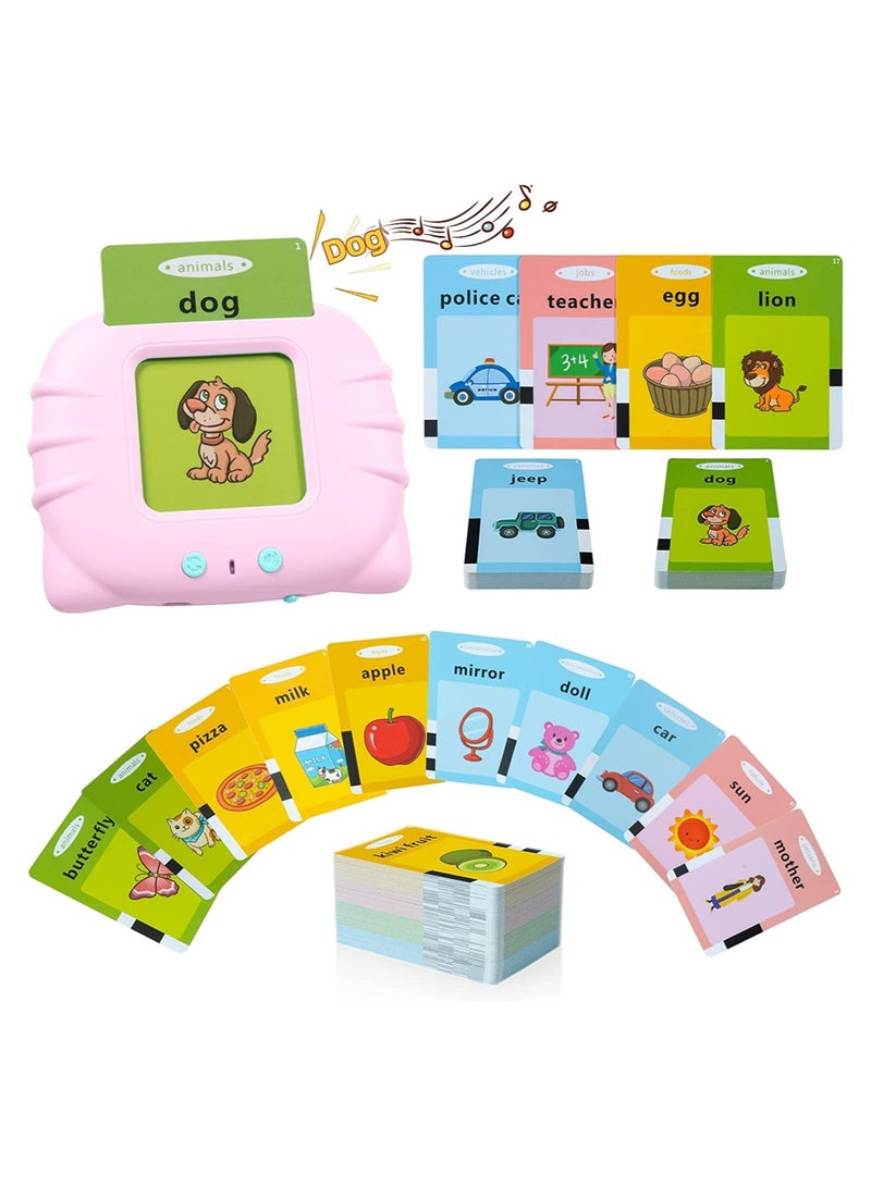 ELTRAZONE Talking Flash Cards Learning Toys for Toddlers 2 3 4 5 6 Years Old with Sound Effect, Toddler Toys for Girls and Boys, 224 Sight Words Learning and Pronunciation, Birthday  - Image 1