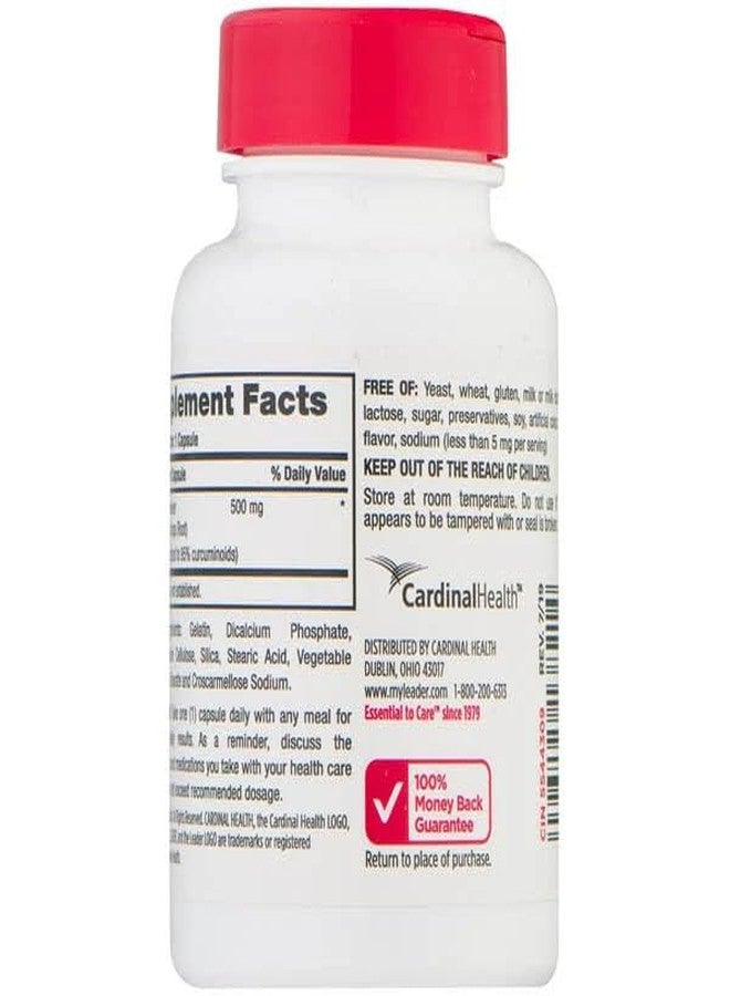 Leader Turmeric 500MG Capsules 60 Ct. - Image 3