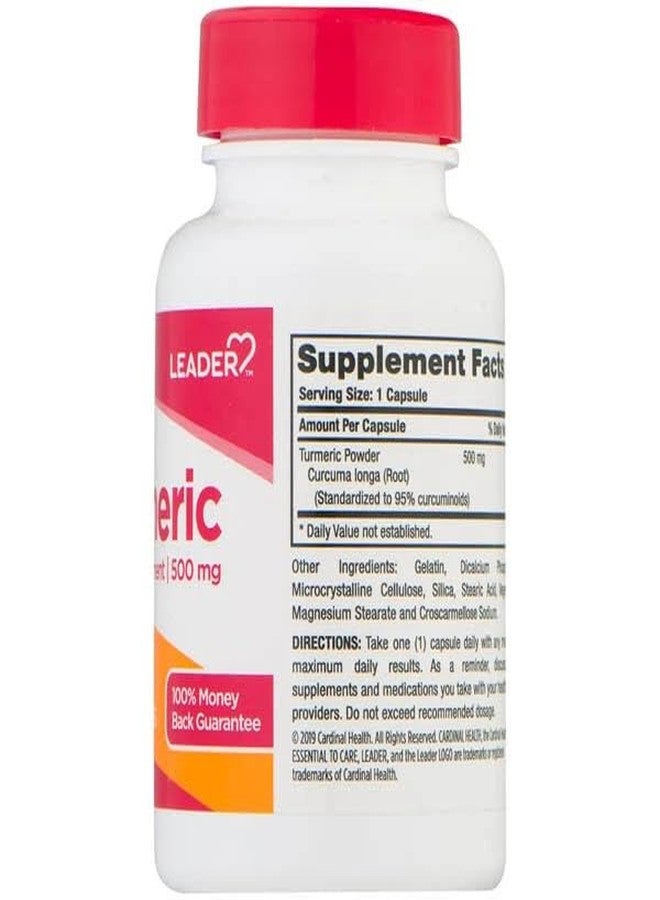 Leader Turmeric 500MG Capsules 60 Ct. - Image 2