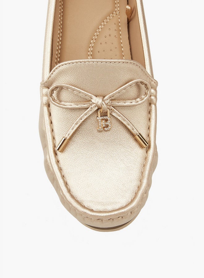 فلورا بيلا من شو إكسبرس حذاء لوفر إسفين بكعب سهل الارتداء بتفاصيل فيونكة - Image 4