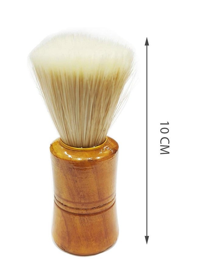 Foreign Holics Shaving Brush For Men Wooden Handle Smooth and Soft Bristle & Boys - Image 3