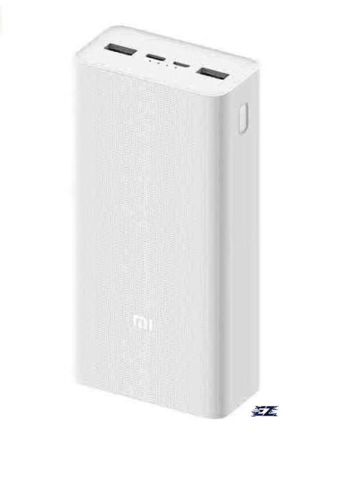ELTRAZONE Xiaomi Power Bank 3 – 30,000mAh PB3018ZM – 3 USB Ports, Type-C, 18W Fast Charging, Portable External Battery – High Capacity Powerbank for Phones, Tablets, and More - Image 1