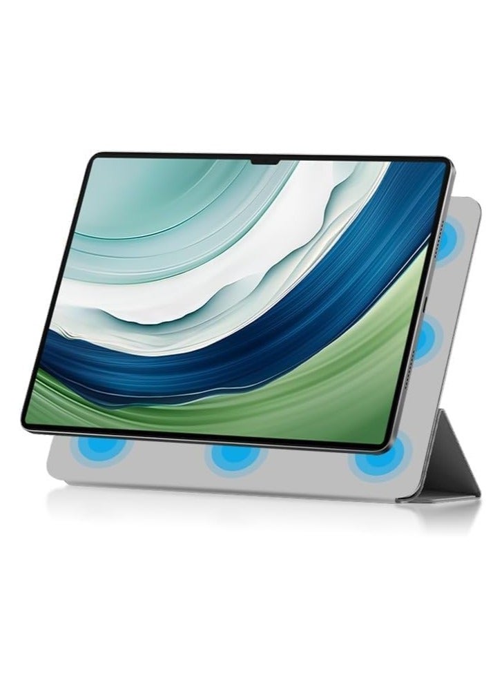 Tablet PC Case Compatible with Huawei MatePad Pro 13.2 Inch Magnetic Slim Tablet Cover Magnetic Closure Slim TPU Back Smart Cover with Auto Wake/Sleep for Huawei MatePad Pro - Image 3