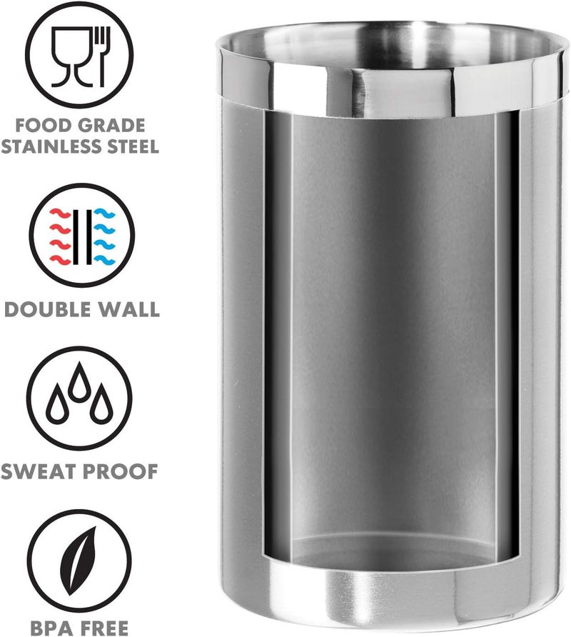 Oggi Double Wall Stainless Wine Cooler - Image 2