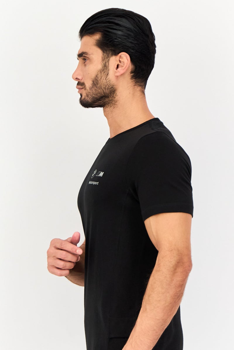 PUMA Motorsport Men Sportswear Fit Brand Logo Short Sleeves Outdoor T-Shirt, Black - Image 2