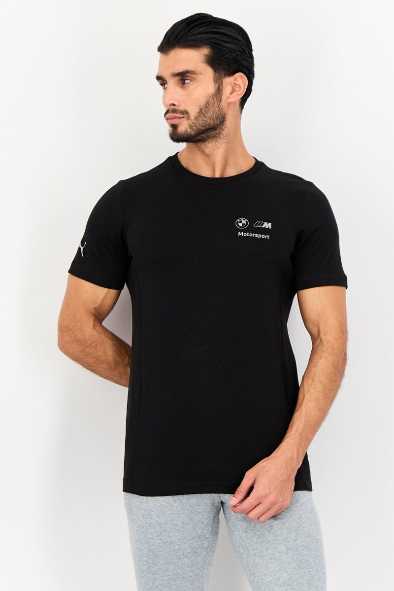 PUMA Motorsport Men Sportswear Fit Brand Logo Short Sleeves Outdoor T-Shirt, Black - Image 1