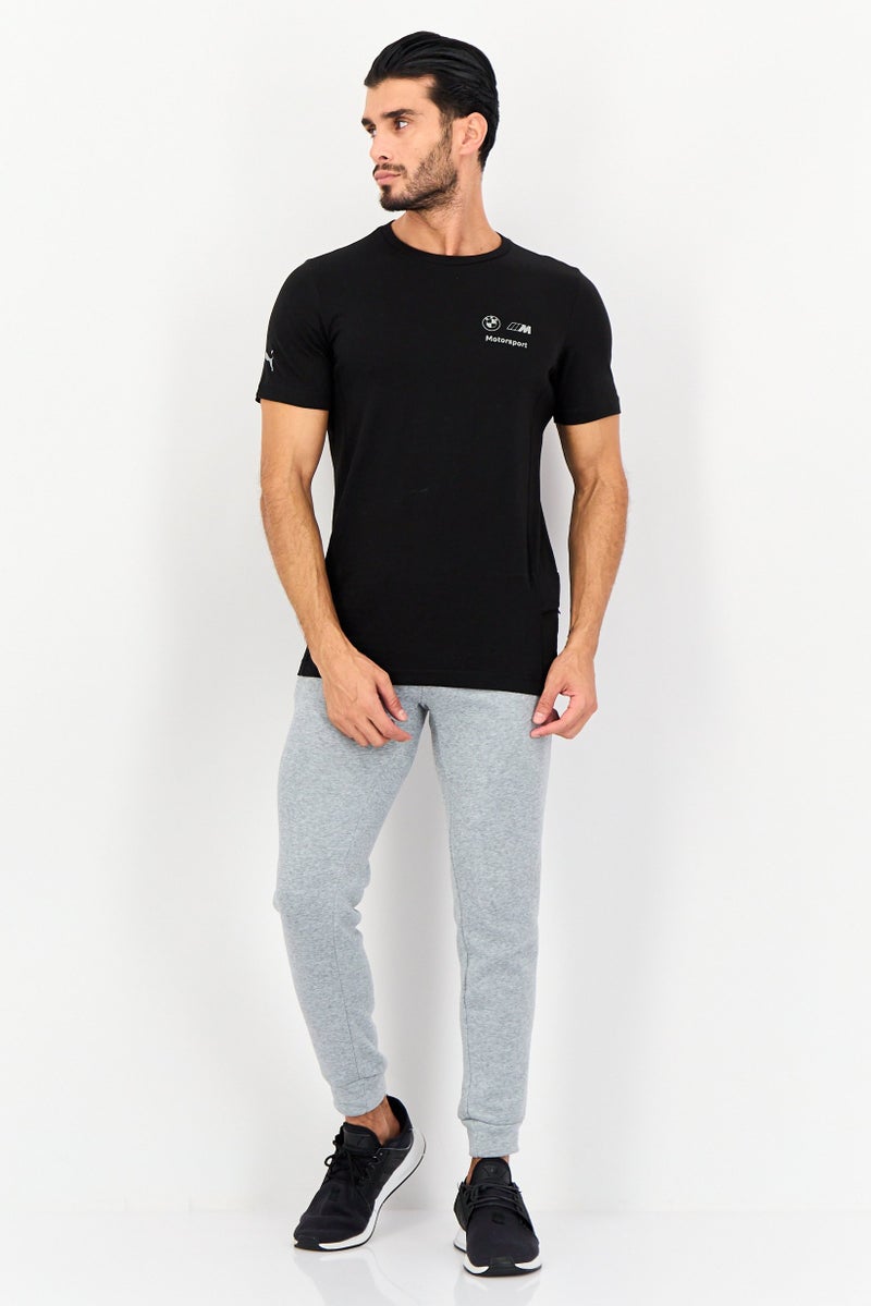 PUMA Motorsport Men Sportswear Fit Brand Logo Short Sleeves Outdoor T-Shirt, Black - Image 4