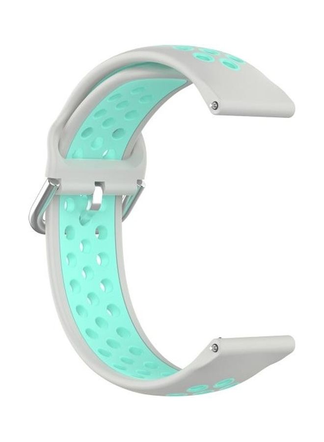BGM Replacement Strap For Samsung Galaxy Watch4 Classic Grey/Mint Green - Image 2