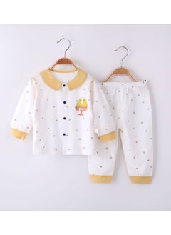 Loquat Baby Autumn Cotton Two Piece Sleepwear Set 
