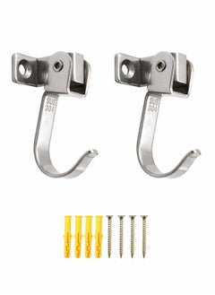 Ceiling Plate Chandelier Hook, Nail-in Hooks with Screws, Top Wall Hook Extremely High Load Capacity Can Hang Lamps or Other Items That Need to be Hung 2 Pcs
