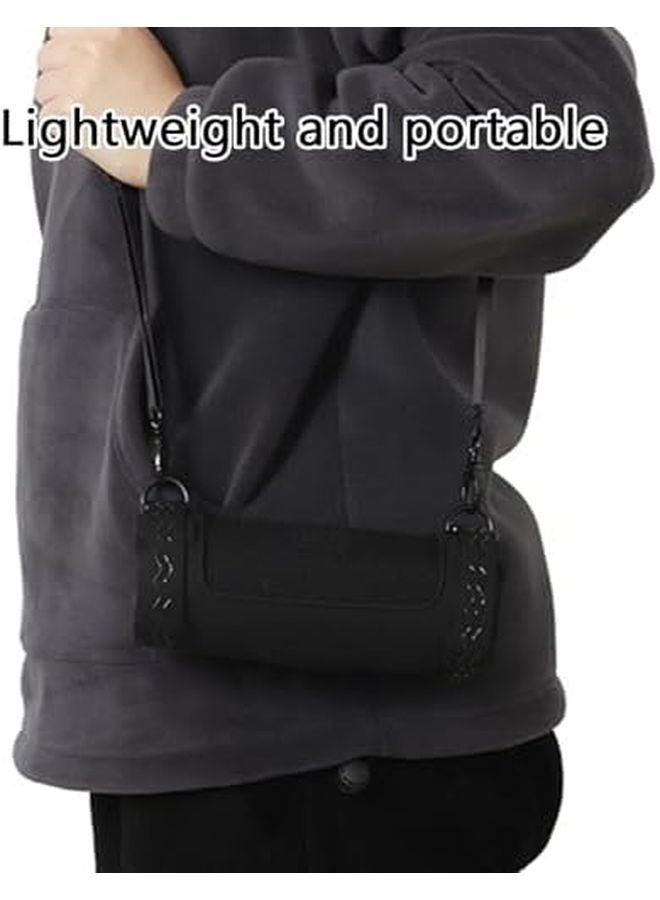 غطاء سيليكون أسود واقي لمكبر الصوت المحمول مقاوم للصدمات والخدوش خفيف الوزن - Image 3