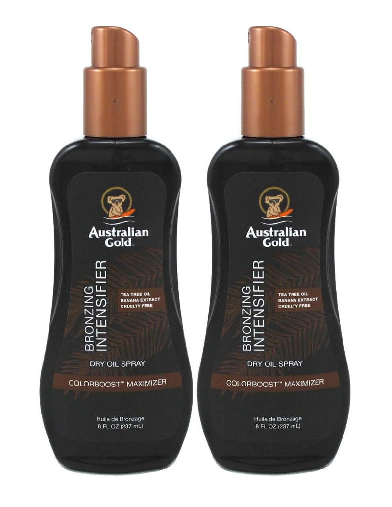 Australian Gold Intensifier Bronzing Dry Oil Spray 8 Ounce (Pack of 2) - Image 1