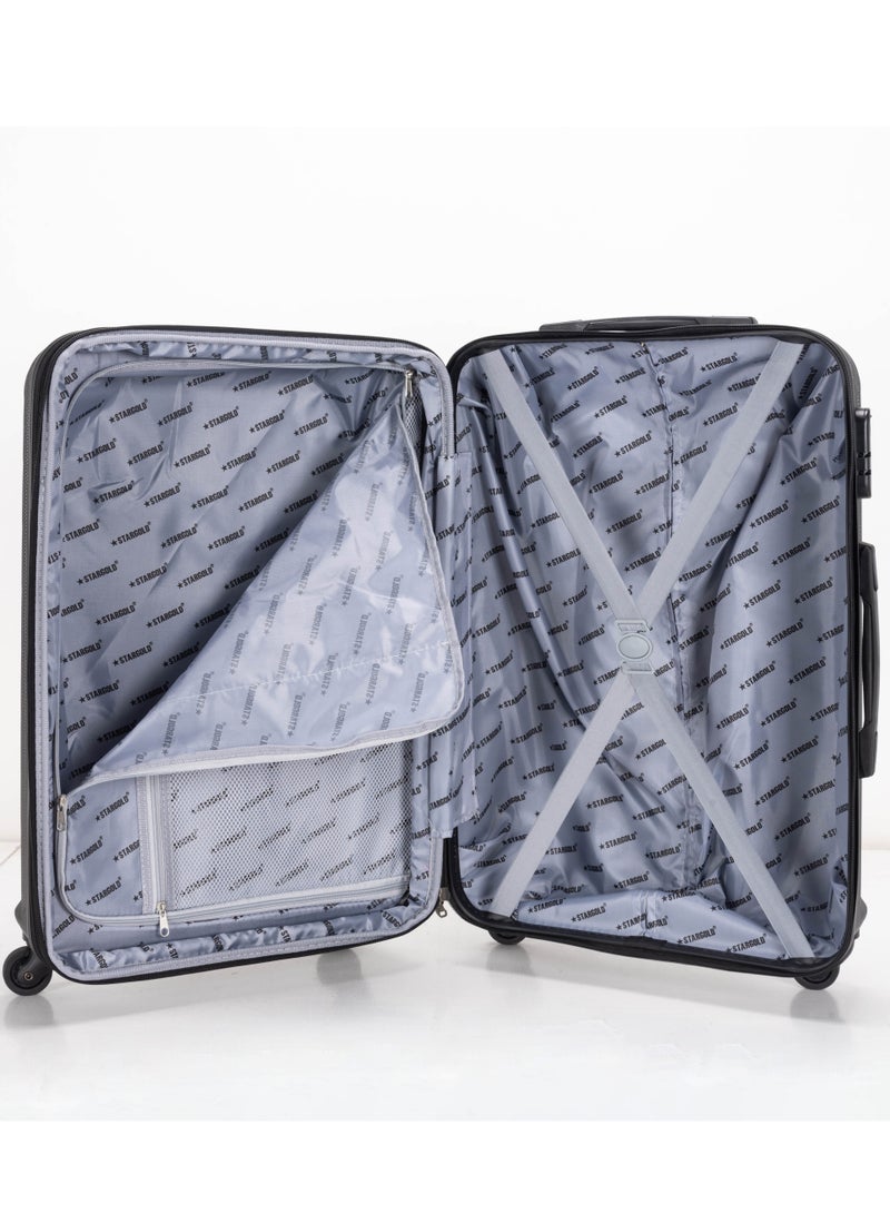 ستارجولد 4 عبوات من عربة أمتعة مقفلة ذات رقم دوار للجانب الصلب - Image 4