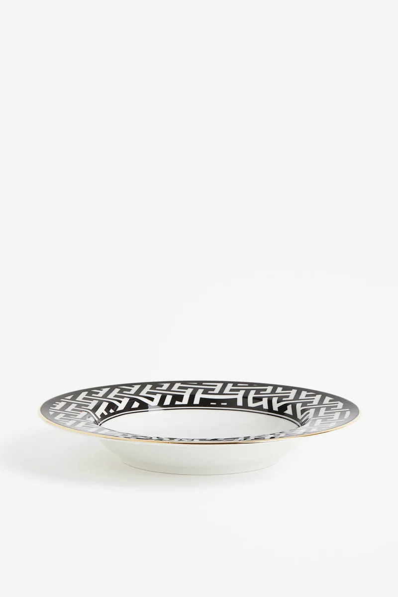 اتش اند ام Deep Porcelain Plate