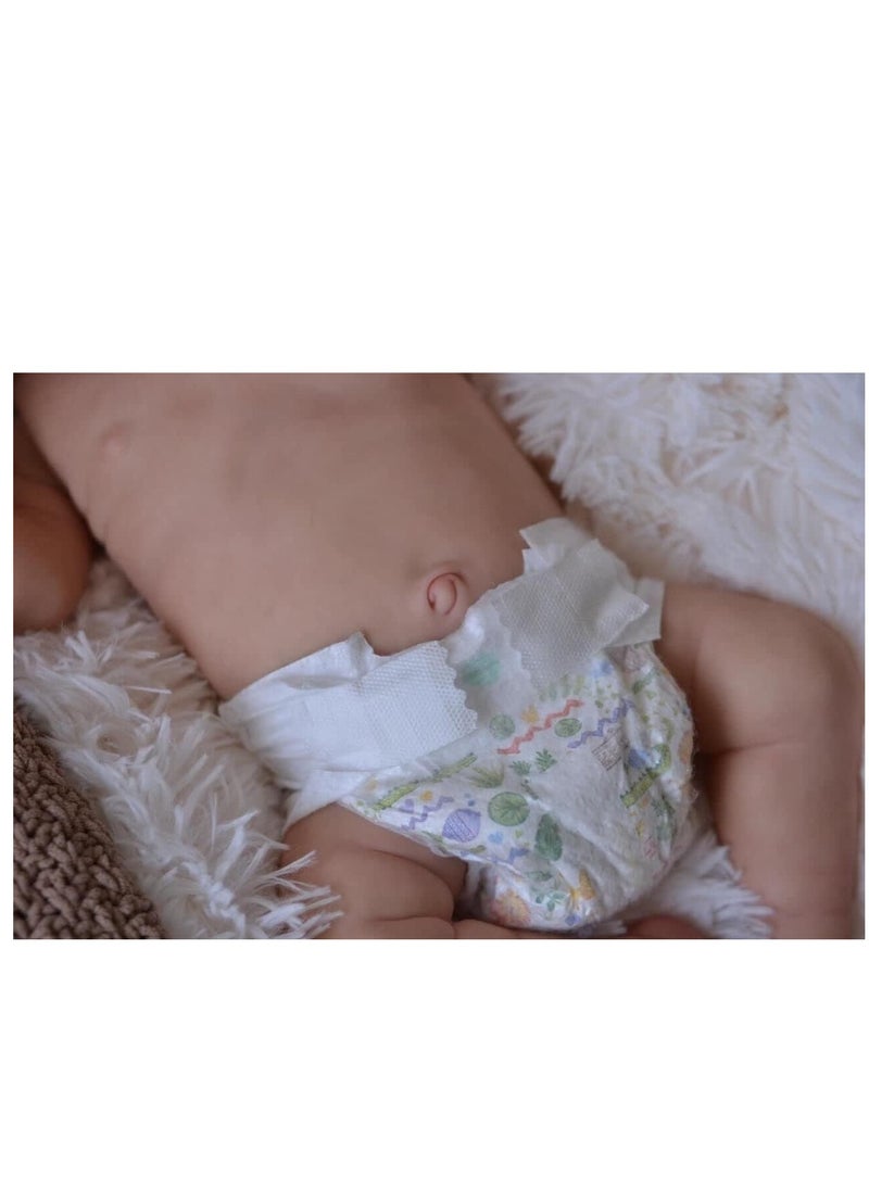 NPK - Reborn Baby Dolls 19 Inch Girl Full Silicone Vinyl Body Realistic Newborn Baby Dolls Premie Baby Doll Toy - Image 1