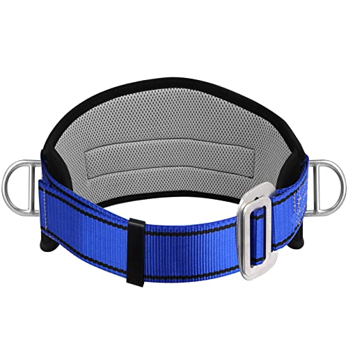 TT TRSMIMA Trsmima Safety Climbing Harness Belt - Positioning Climbing Belt with Waist Pad and 2 D Rings, Personal Portable Safety Belt Kit Protective Equipment - Image 1
