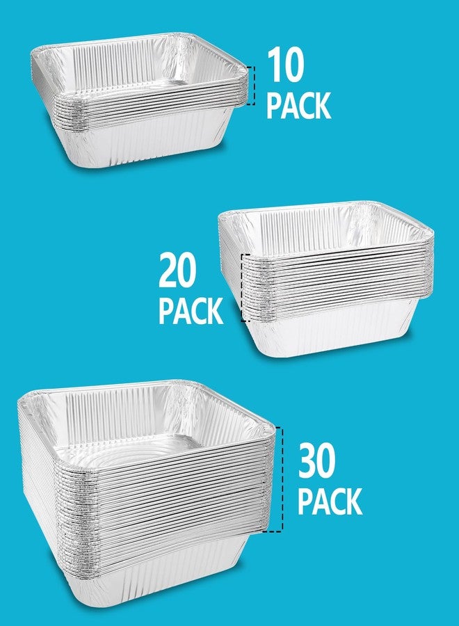 WAWINY 9x13 Aluminum Pans, 20PCS Extra Heavy Duty Disposable Foil Pans for Family Parties And Outdoor Camping, Can Be Used For Baking, Freezing Food, And Serving food - Image 3