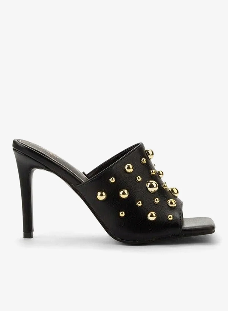 سيليست صنادل نسائية بكعب خنجر مرصع