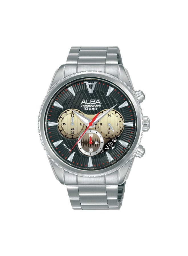ألبا ساعة يد من  الفولاذ المقاوم للصدأ كرونوغراف AT3J15X1
