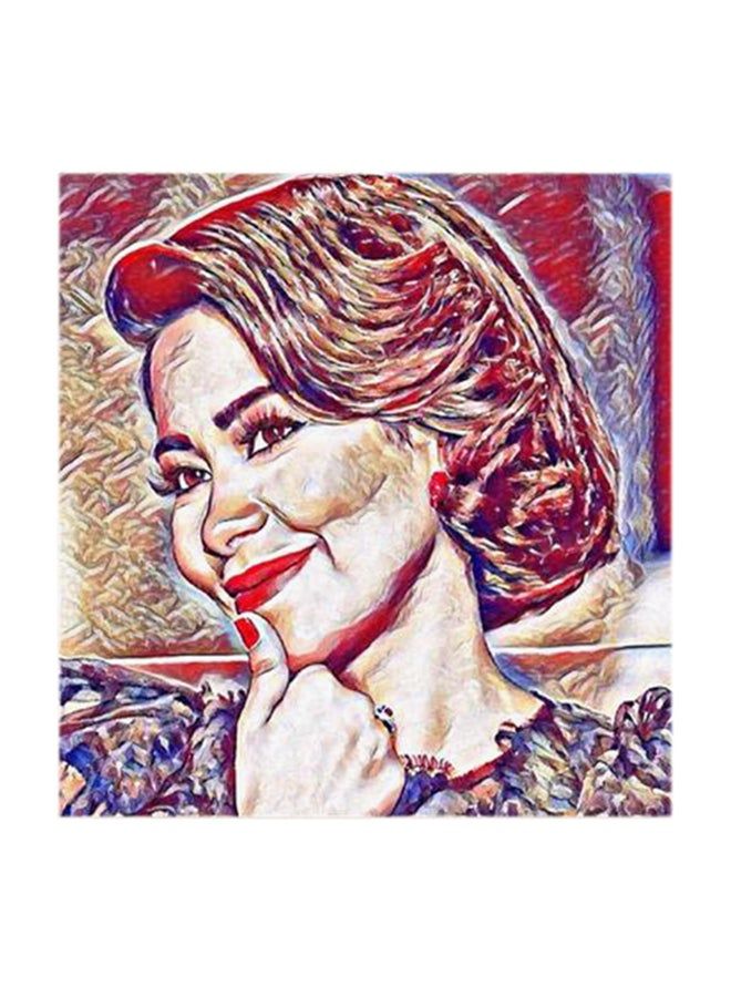 RYN Sherine MDF Wall Art Multicolour 30x30centimeter - Image 1