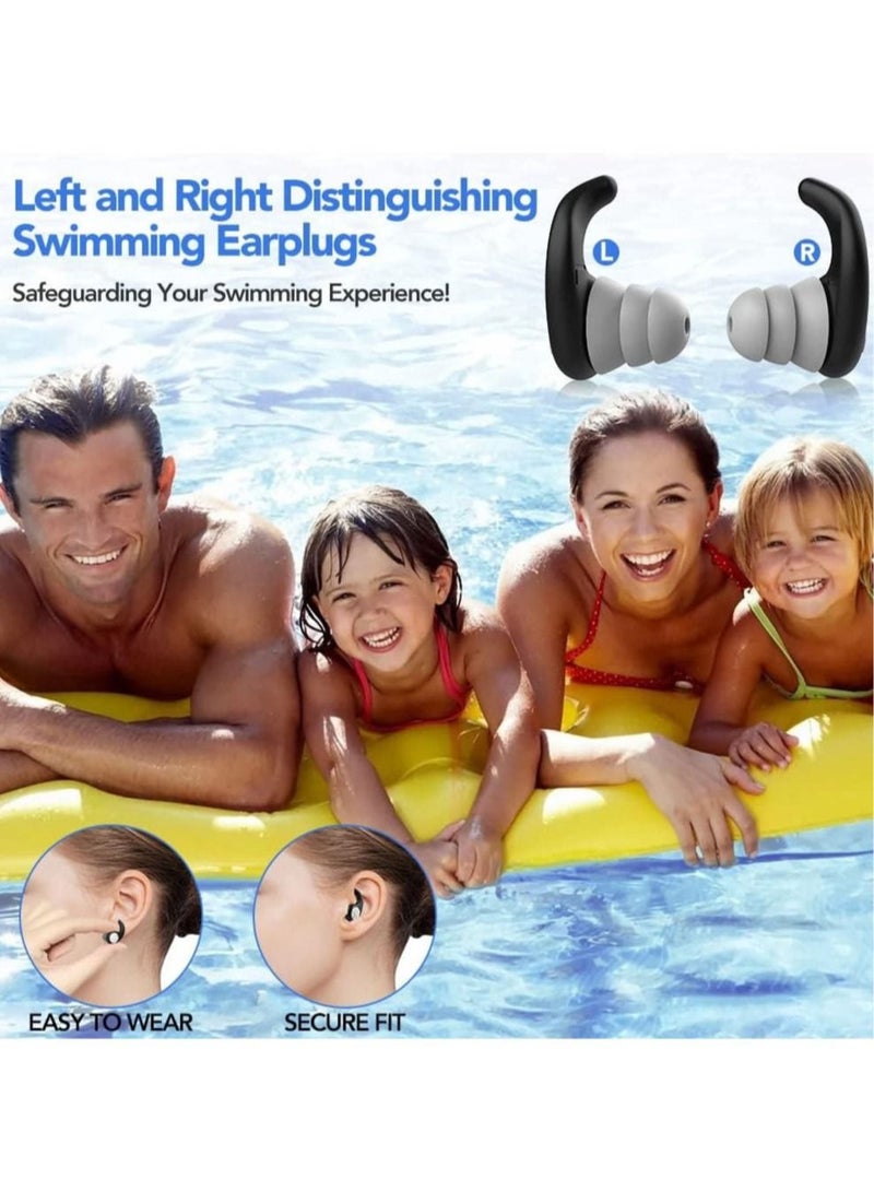 Generic Waterproof Reusable Swimming Ear Plugs for Adults and Children, Ear Protection for Surfing, Shower, Diving, Swimming Accessories (3 pairs of S size)  - Image 5