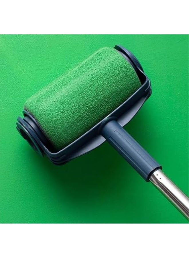 Easy Paint Refillable Roller Brush – Quick Wall & Ceiling Repair Tool, No Mess (Blue Grey) - Image 2