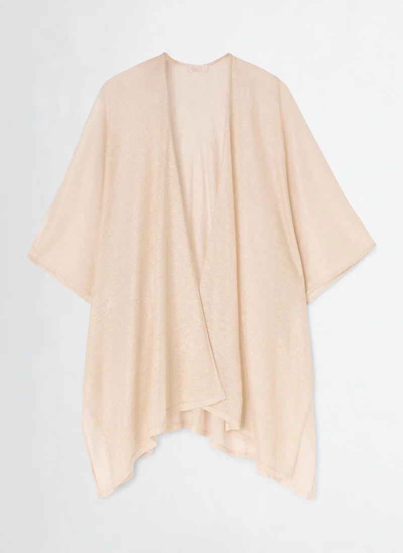 Liu Jo Lurex® knit poncho