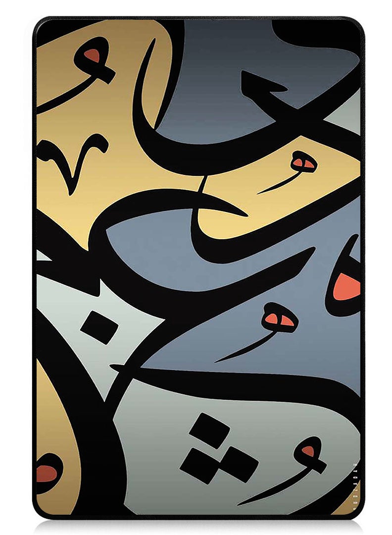 Theodor Protective Flip Case For Xiaomi Pad 7 & Xiaomi Pad 7 Pro With Trifold Stand Auto Wake Sleep Shockproof Cover - Arabic Design - Image 1