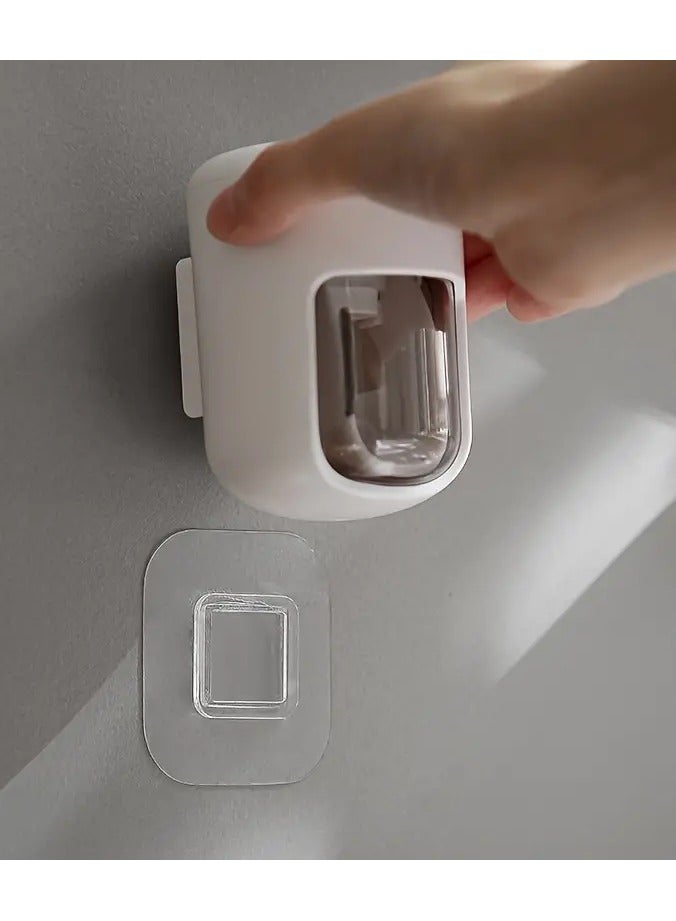 Goolsky Automatic Toothpaste Dispenser - Wall Mounted, No Mess, Easy Squeeze, Space Saving, Bathroom Essential - Perfect for Home, Dormitory, and Travel - Image 1