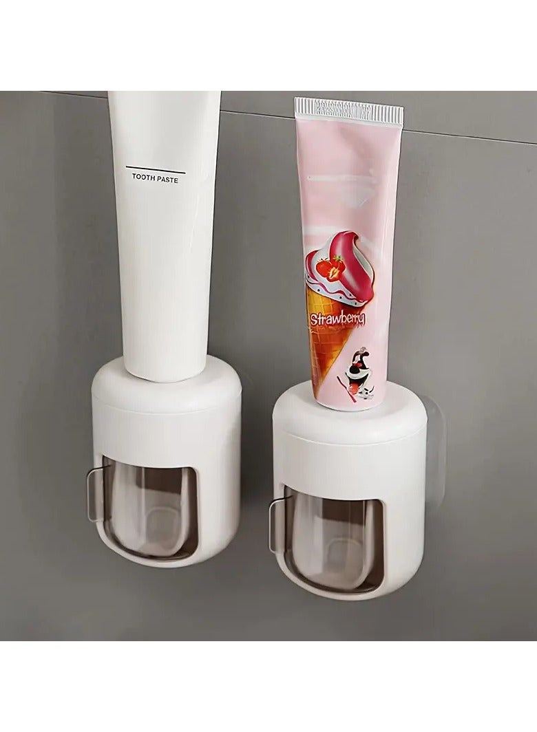 Goolsky Automatic Toothpaste Dispenser - Wall Mounted, No Mess, Easy Squeeze, Space Saving, Bathroom Essential - Perfect for Home, Dormitory, and Travel - Image 5