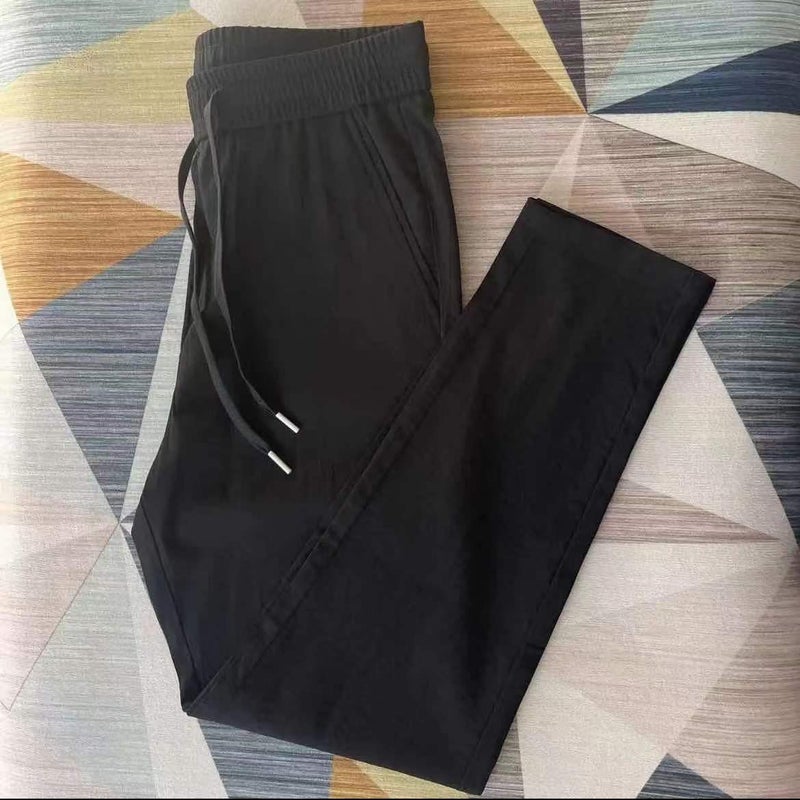 Tiktok Same Style Men'S Comfortable All-Match Casual Straight Pants Button High-End Micro-Elastic Western Style Same Style For Men And Women - Image 4