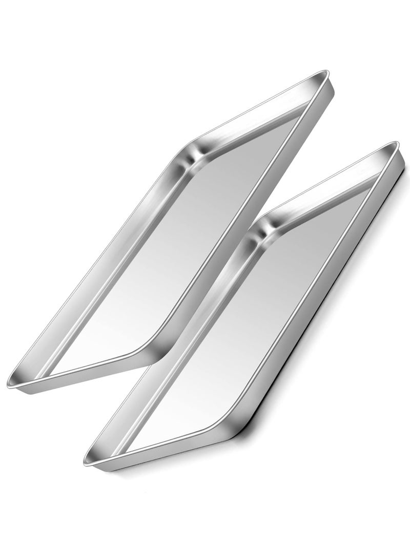 Genetic Baking Tray Set of 2 Grace Aluminium Rectangle Baking Sheets Pans - Image 1