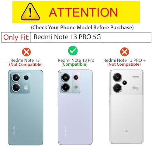 Kapa Double Dip Full 360 Protection Back Case Cover for Redmi Note 13 Pro (5G) (Black) - Image 2