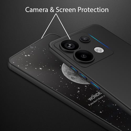 Kapa Double Dip Full 360 Protection Back Case Cover for Redmi Note 13 Pro (5G) (Black) - Image 4