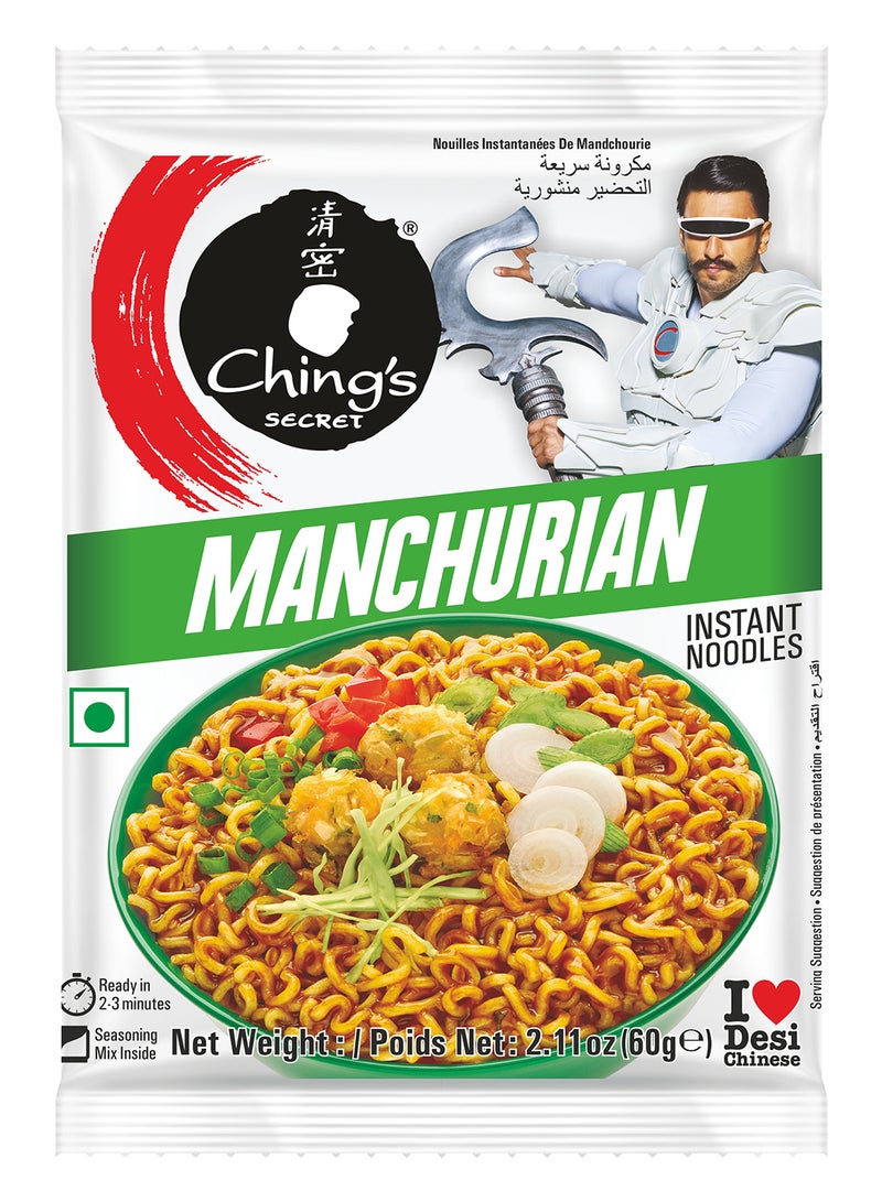 Ching's Secret Ching’s Secret Manchurian Instant Noodles, Seasoning Inside, 60g - Image 1