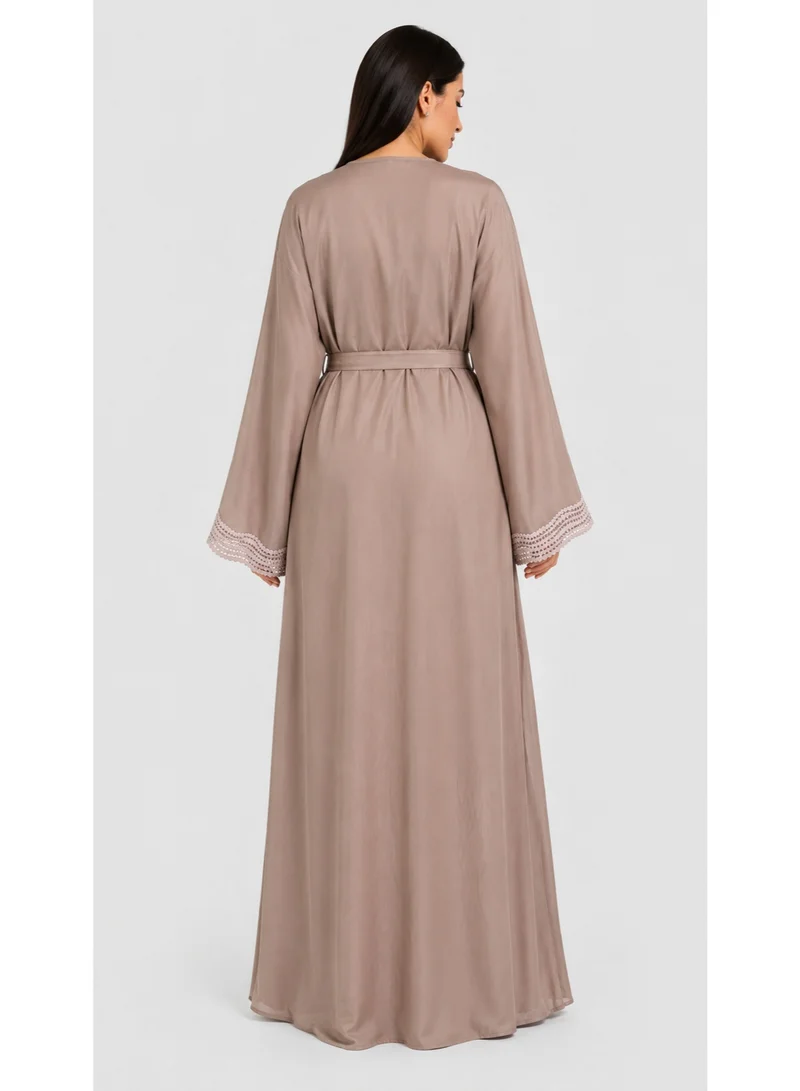Reem Abayas Women's Double Layer Abaya with Matching Sheila